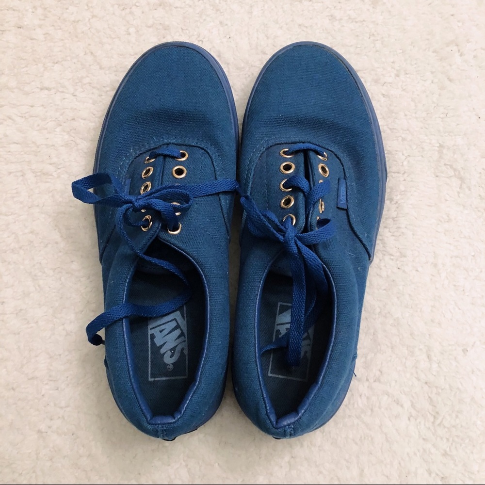 Vans Era Gold Mono Blue Shoes